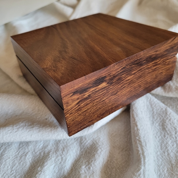 Bisjoux Other Handmade Wooden Wood Jewelry Keepsake Box Poshmark